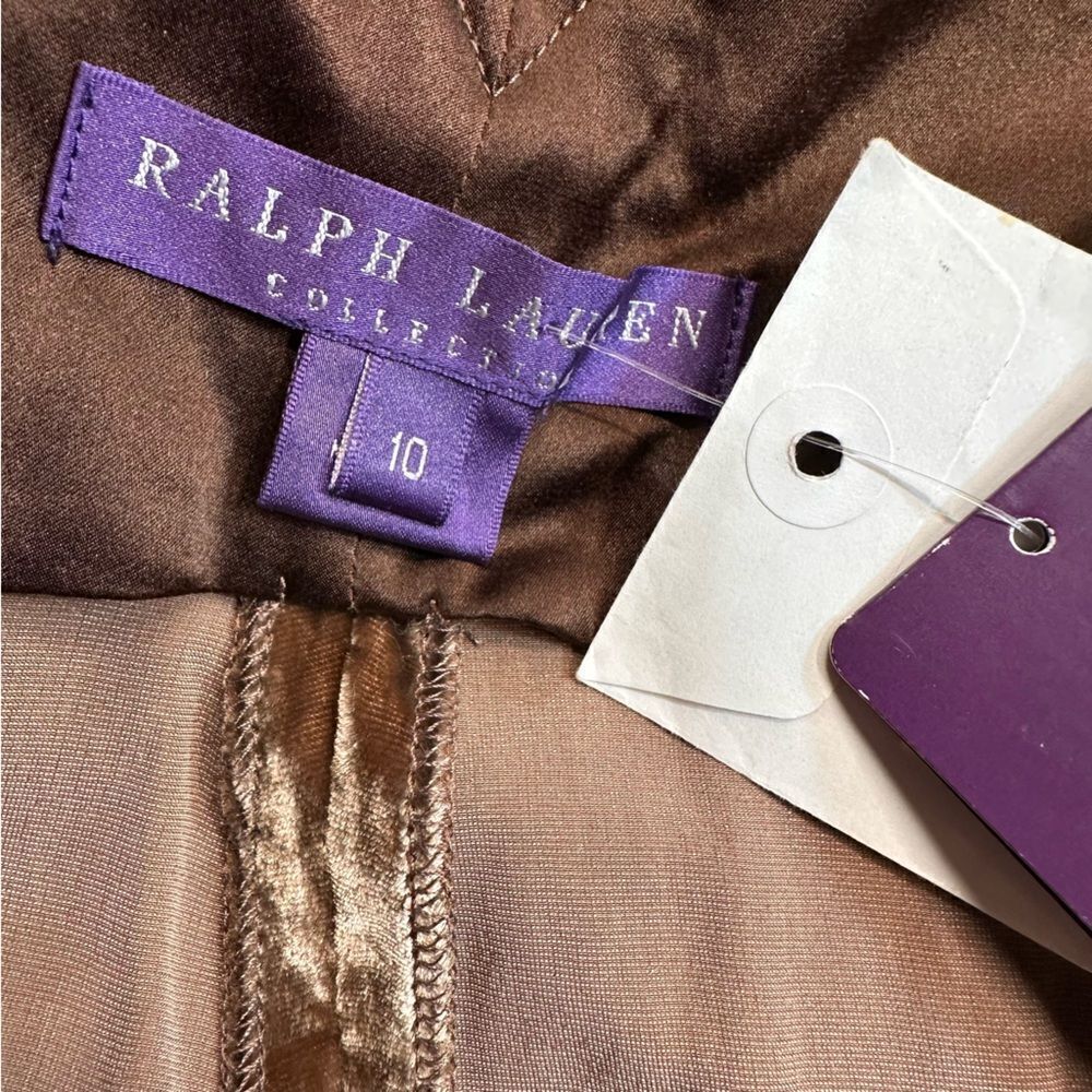 *Ralph Lauren Collection Fall 2009 Mocha Crushed Velvet Jodhpur - Picture 3 of 16